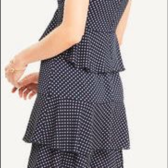 Plus Sizes Polka Dot Tiered Ruffle Dress - Picture 2 of 4